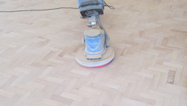 Sanding parquet blocks in South London | South London Floor Sanding